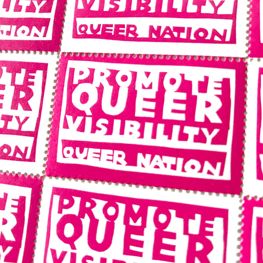 Promote Queer Visibility - Lick & Stick Benefit Stamps