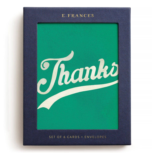 Varsity Thanks Boxed Card Set
