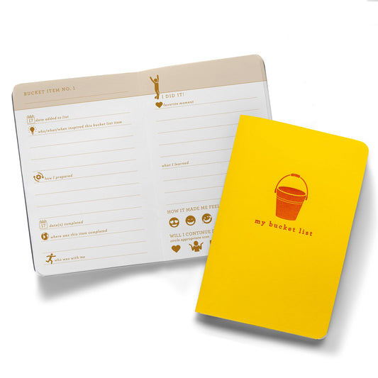 Color Box Design & Letterpress - Bucket List Journal