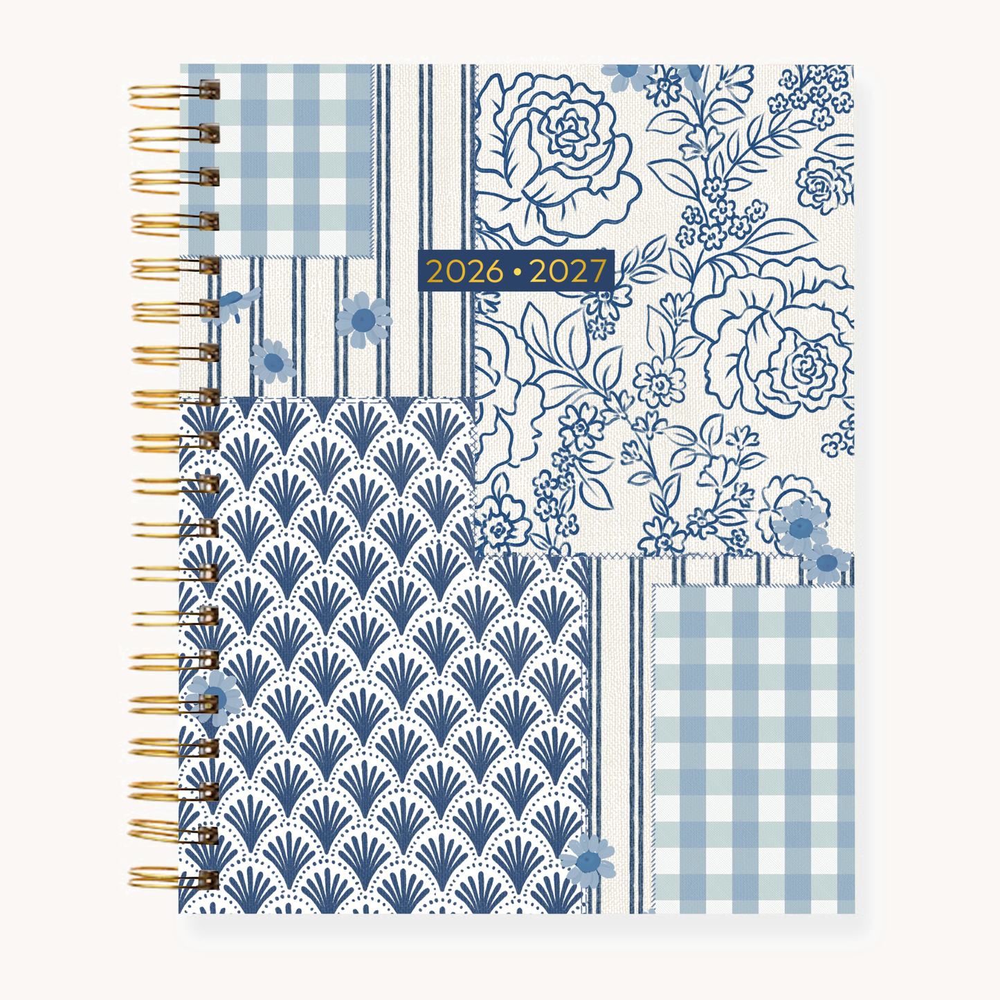 Floral Filigree  - 8.5x11 Weekly Academic Planner - 2026-2027