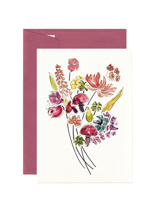 Harmony Hardin Greeting Cards - Thinking of You Card | Fall Floral Bouquet | Blank Card