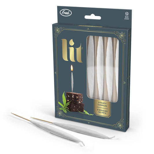 LIT Joint - Birthday Party Candles - Set of 8