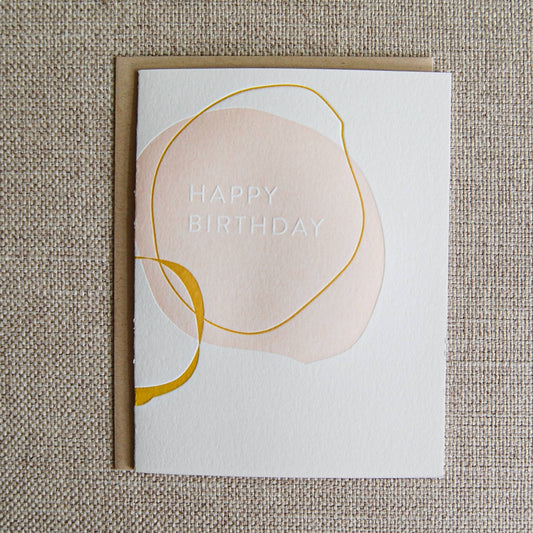 Birthday Shape - Greeting Card