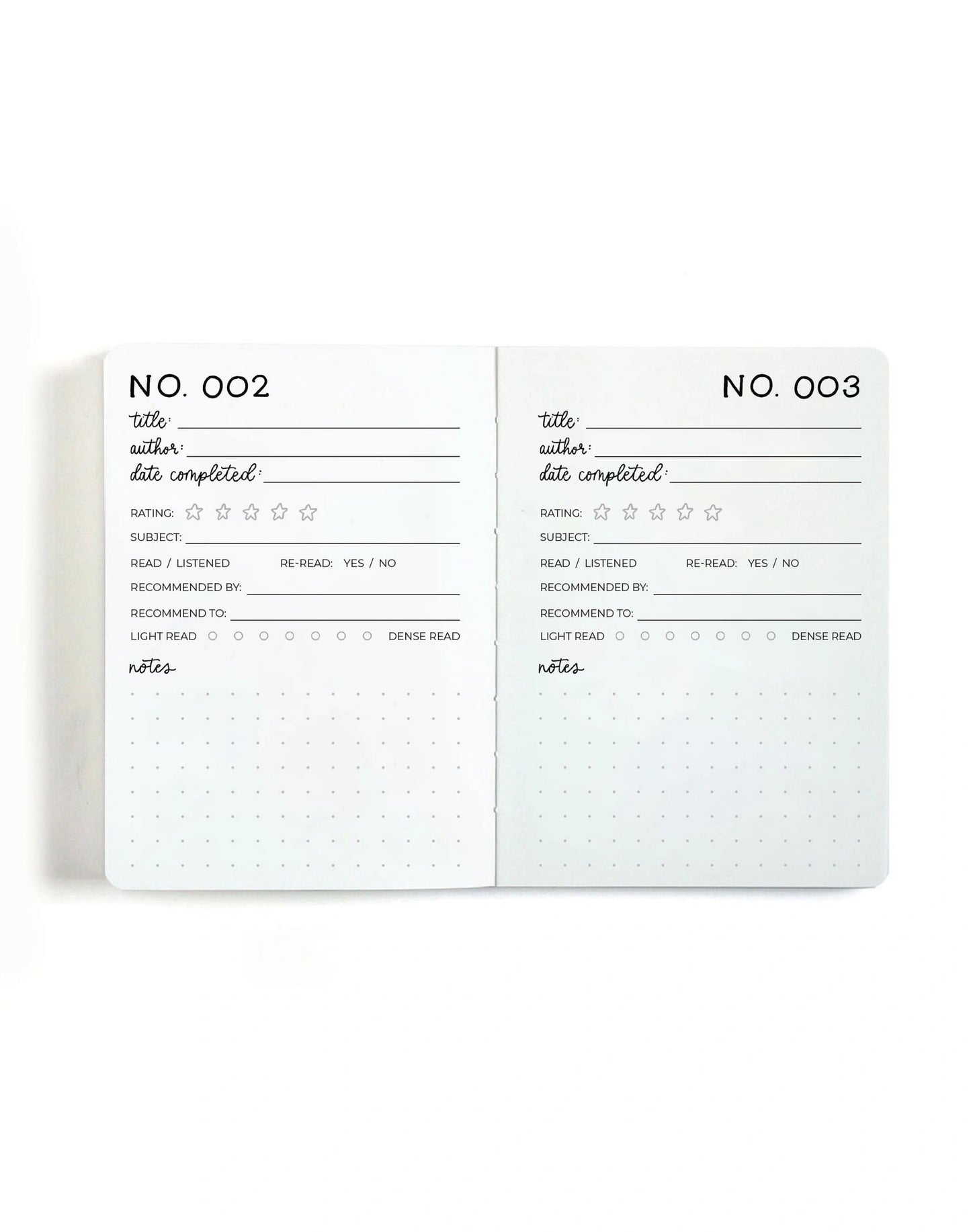 One Hundred Books Mini Journal