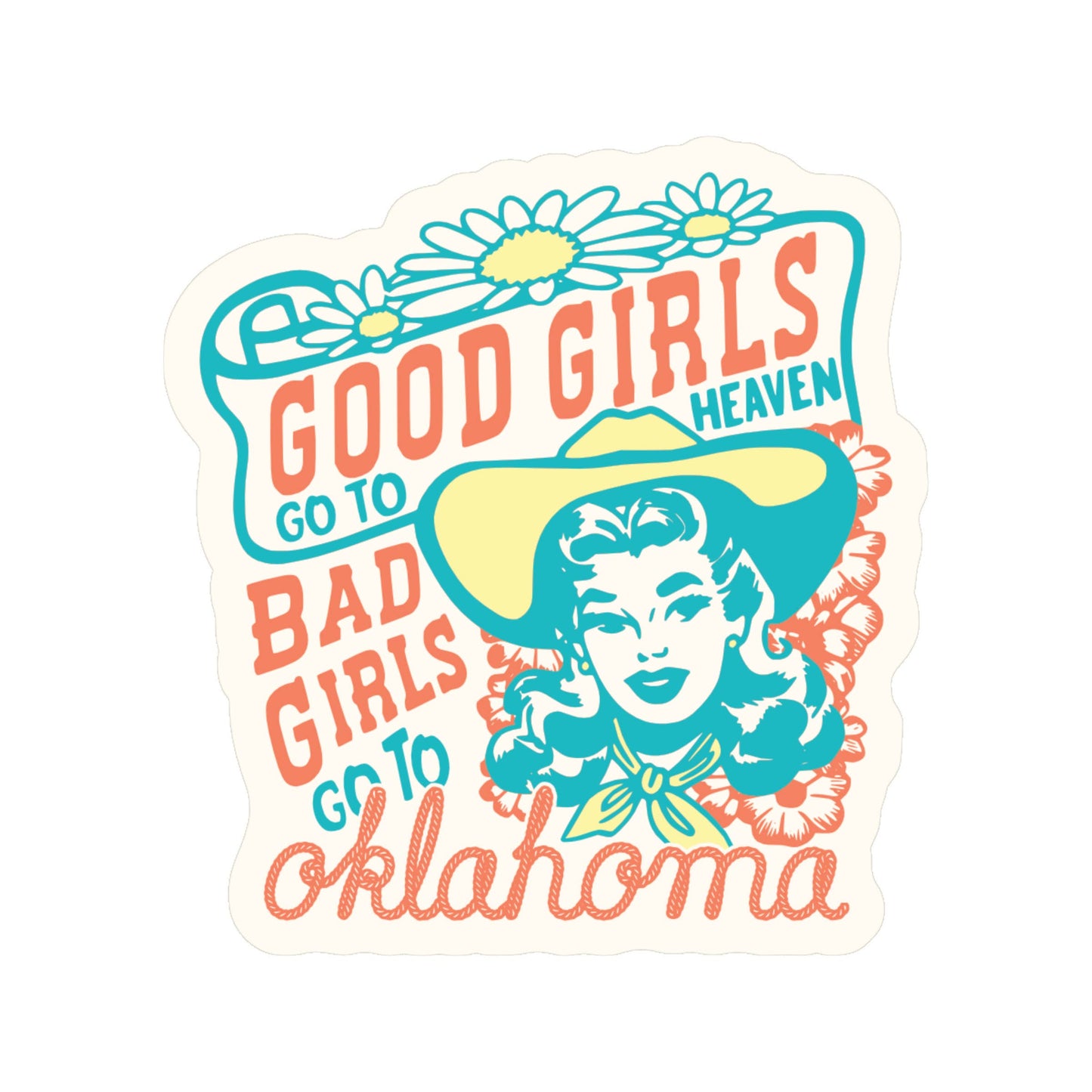 Oklahoma Bad Girls - Vinyl Sticker