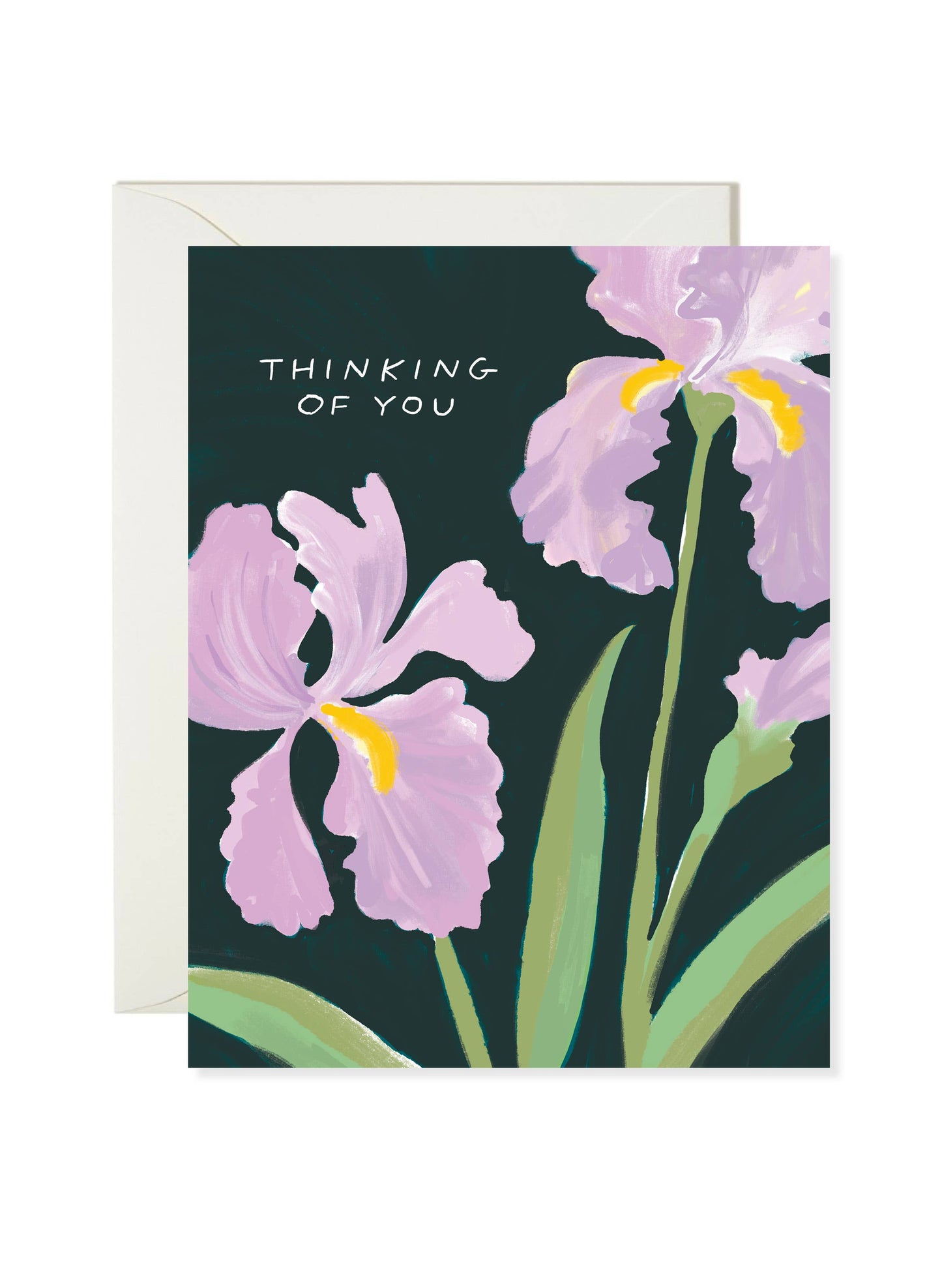 Iris Thoughts – Classic Floral Sympathy Card