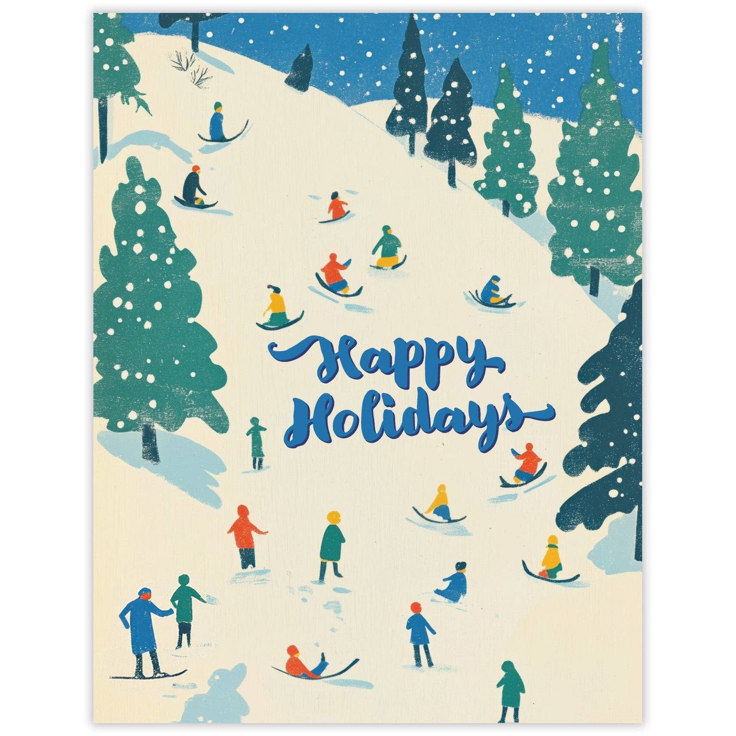 Snow Day - Happy Holidays Card