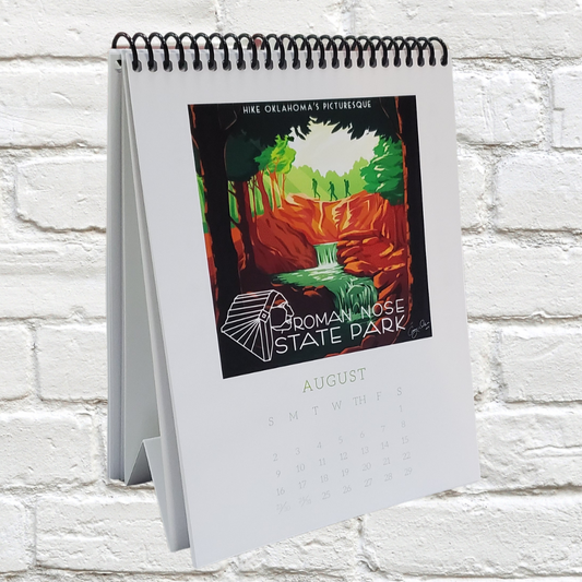 2026 Oklahoma Desk Calendar