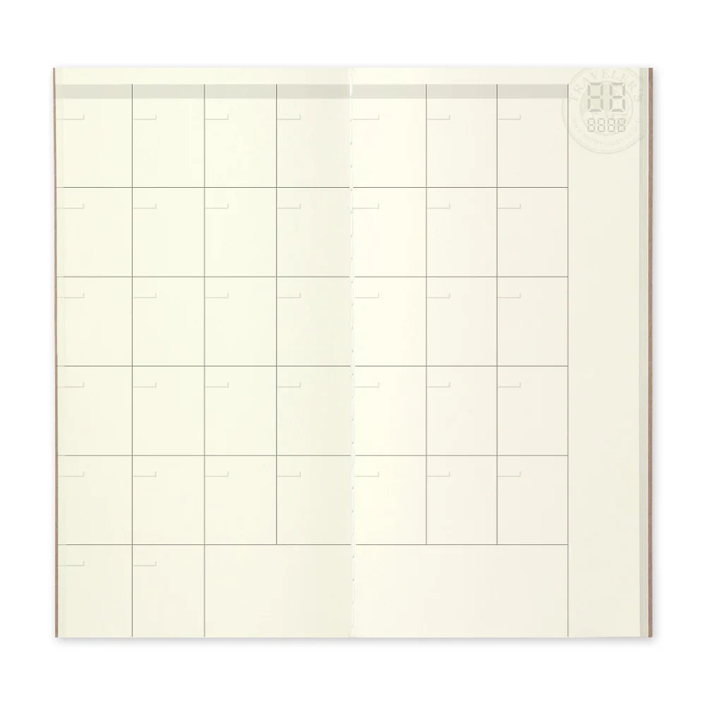Monthly Planner - Regular - Traveler's Refill