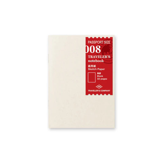 Traveler's Passport Refill - Sketch Paper