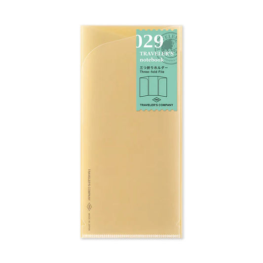 Traveler's Refill - Three Fold File