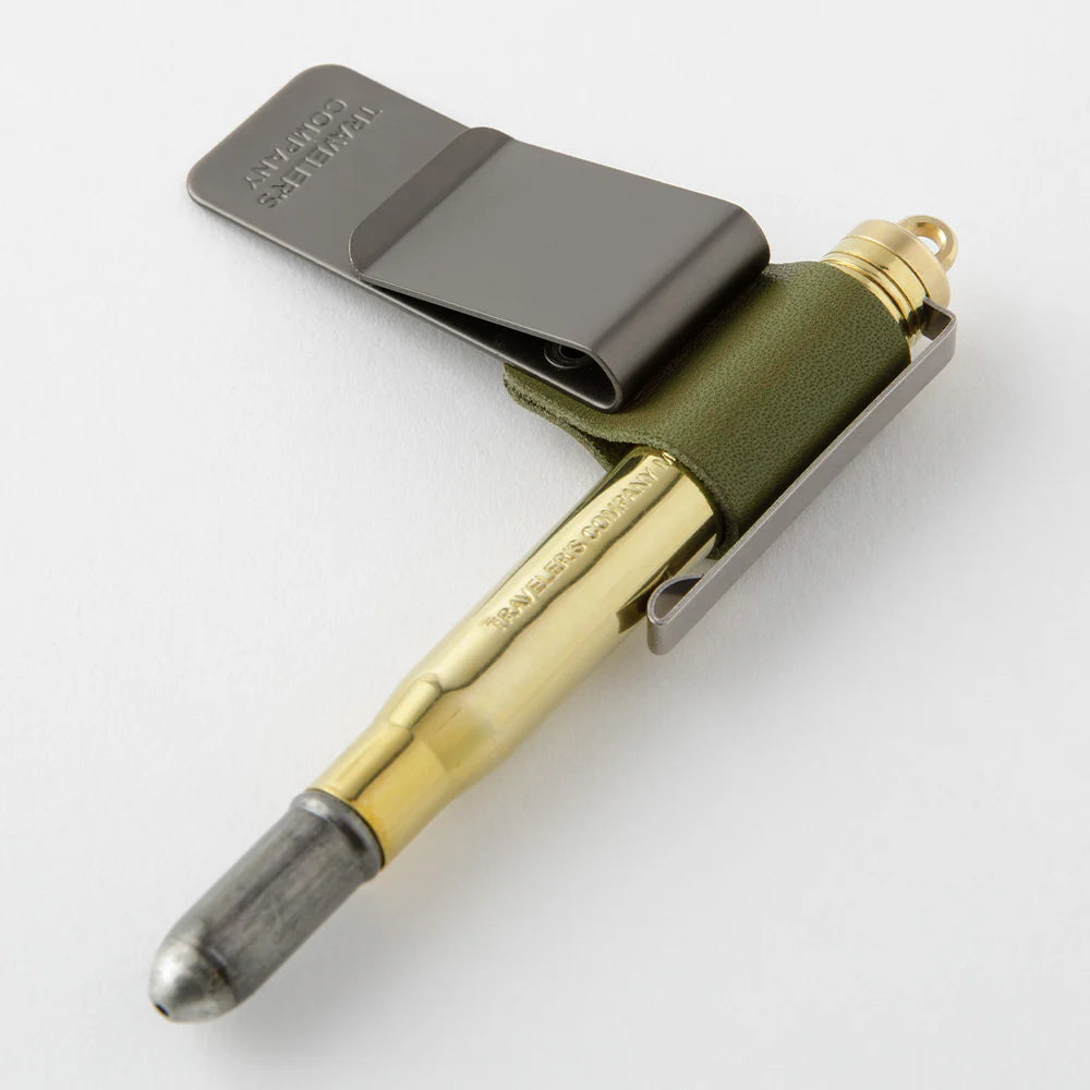 Olive Pen Holder - Traveler's Accessory