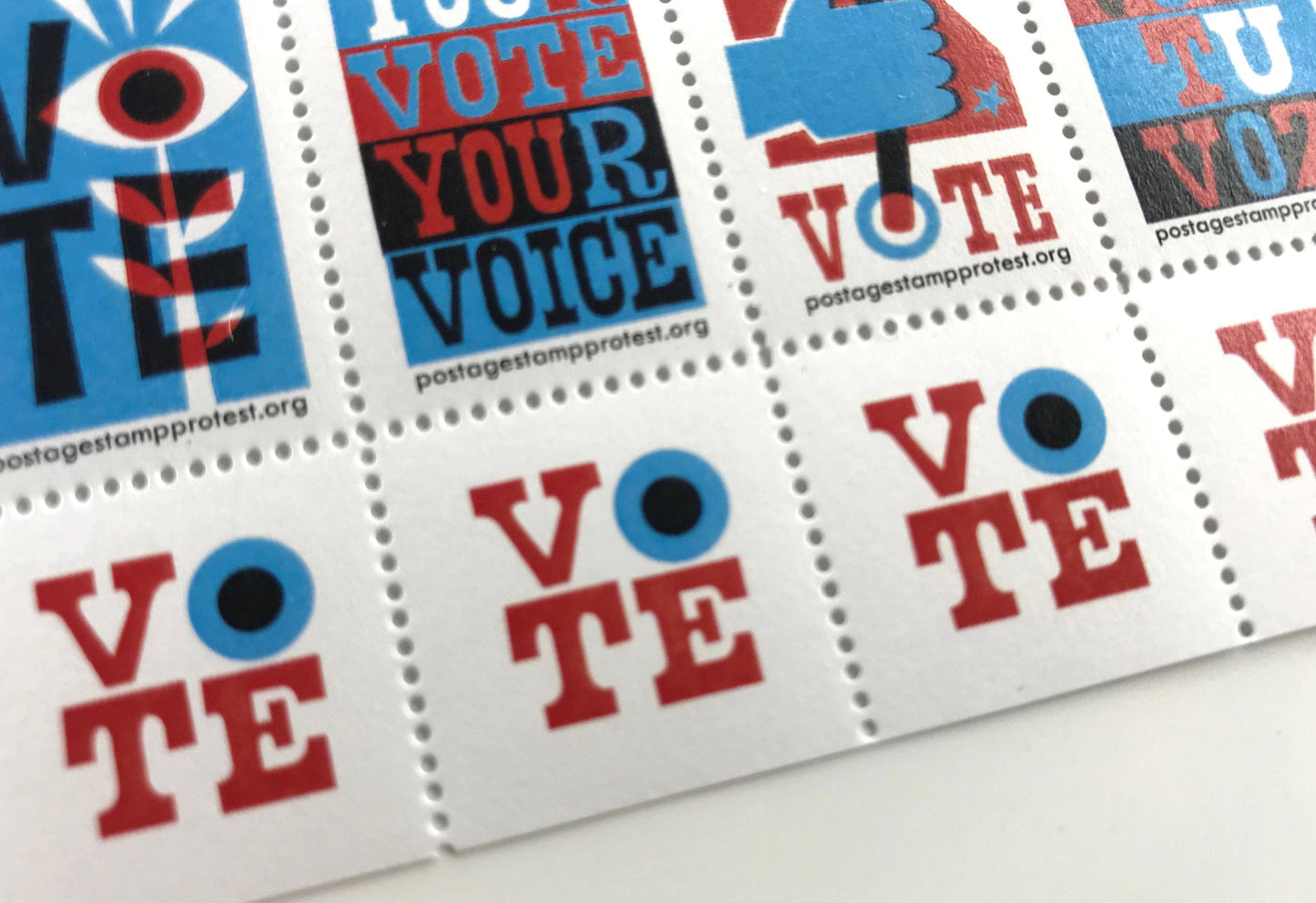 Get Out The Vote - Lick & Stick Stamps