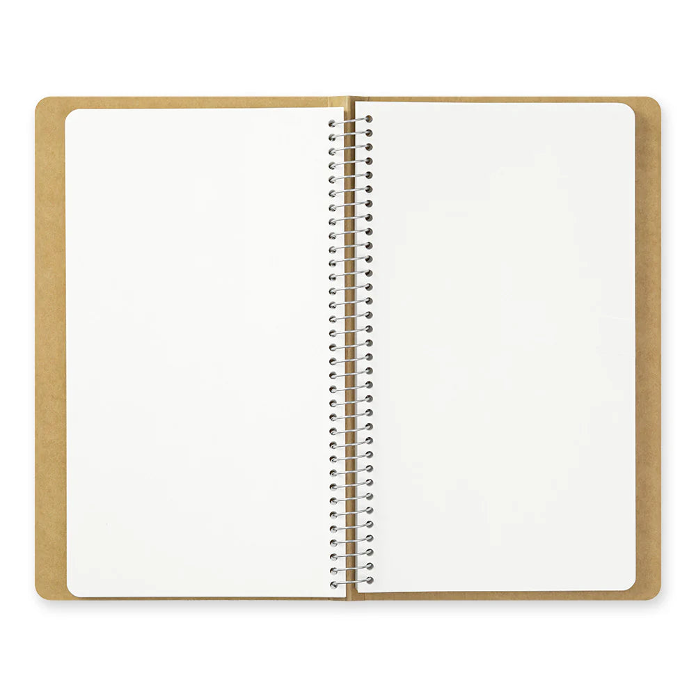 Blank White Paper - A5 Slim - Spiral Ring Notebook