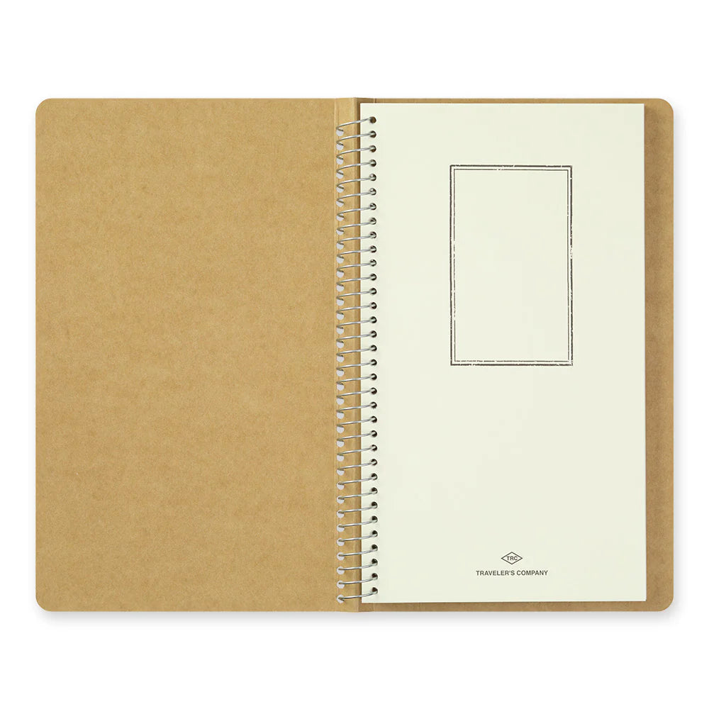 Blank White Paper - A5 Slim - Spiral Ring Notebook