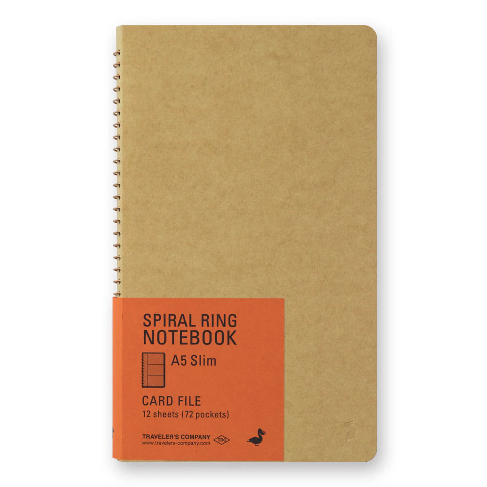 Card File - A5 Slim - Spiral Ring Notebook