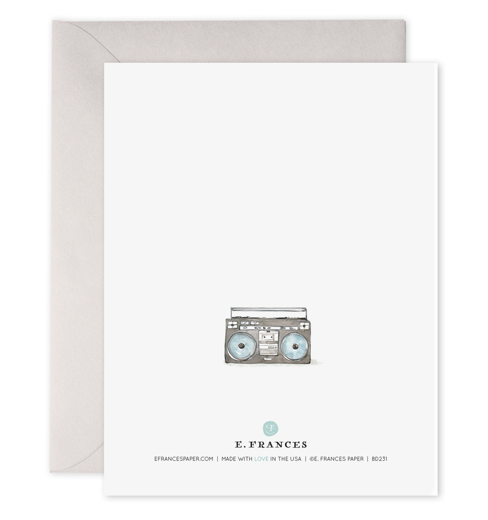 E. Frances Paper - Disco Ball | Dance Hard Birthday Greeting Card