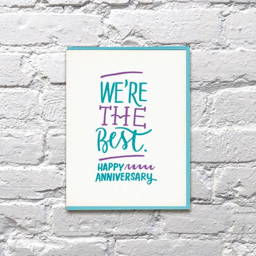 We're The Best - Anniversary Card