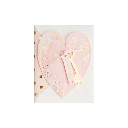 Key to My Heart Love Greeting Card