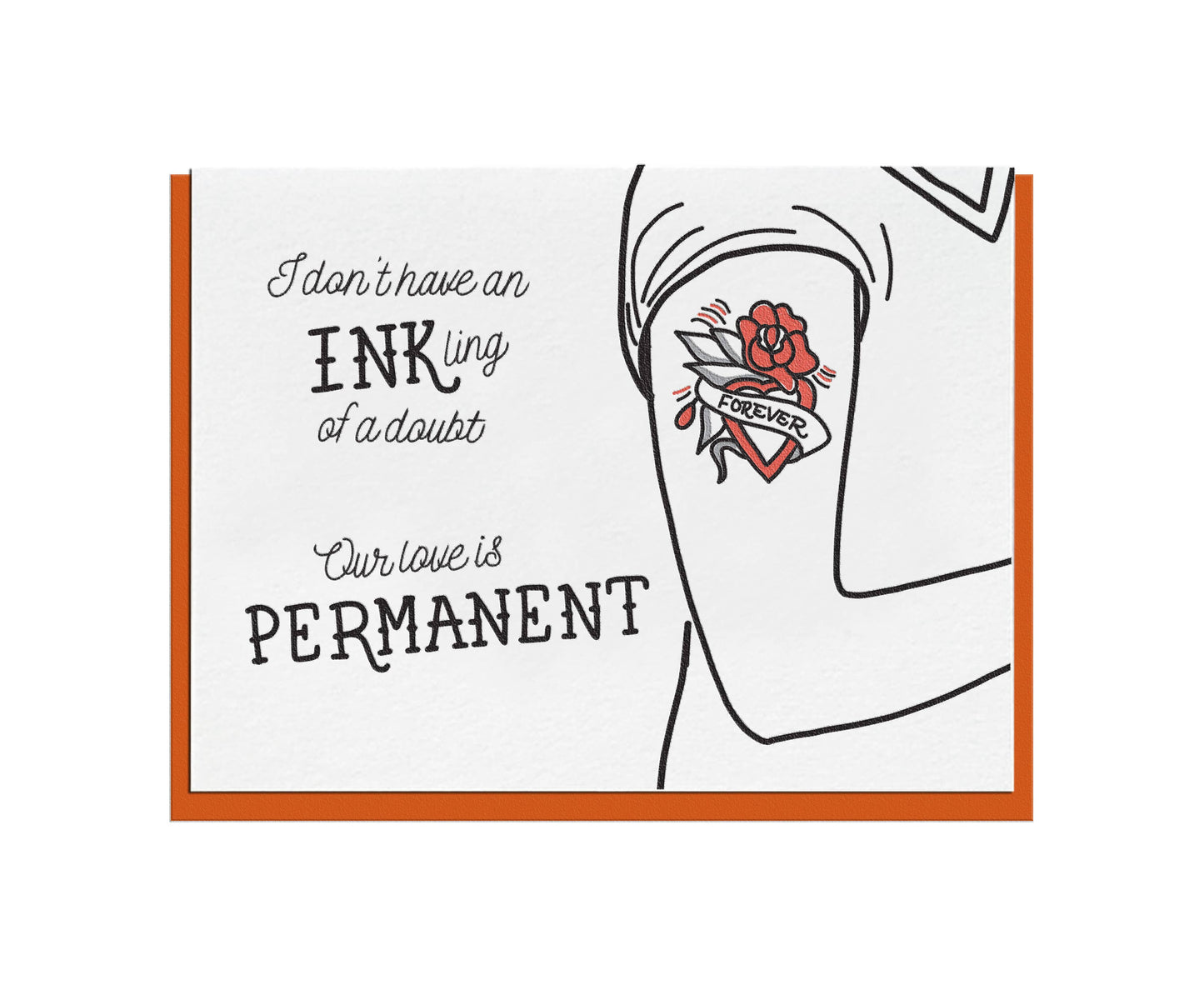 Tattoo Love - Greeting Card