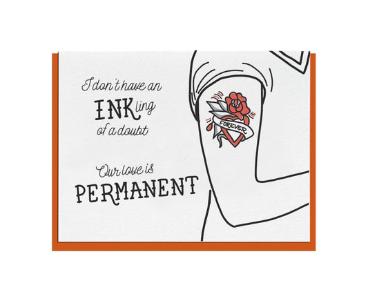 Tattoo Love - Greeting Card