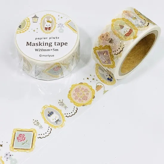 Bunny & Cat Portrait - Washi Tape