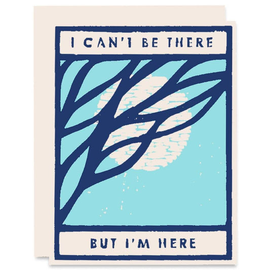Heartell Press - Can't Be There (Moon) Friendship Card
