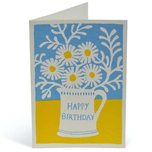 Cambridge Imprint - Card Daisies In A Mug