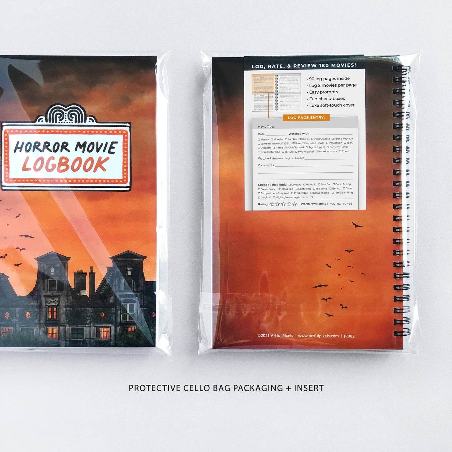 Horror Movie Logbook - Journal for Tracking Scary Movies