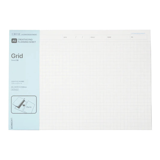 Grid A5 - Creative Pad Refill