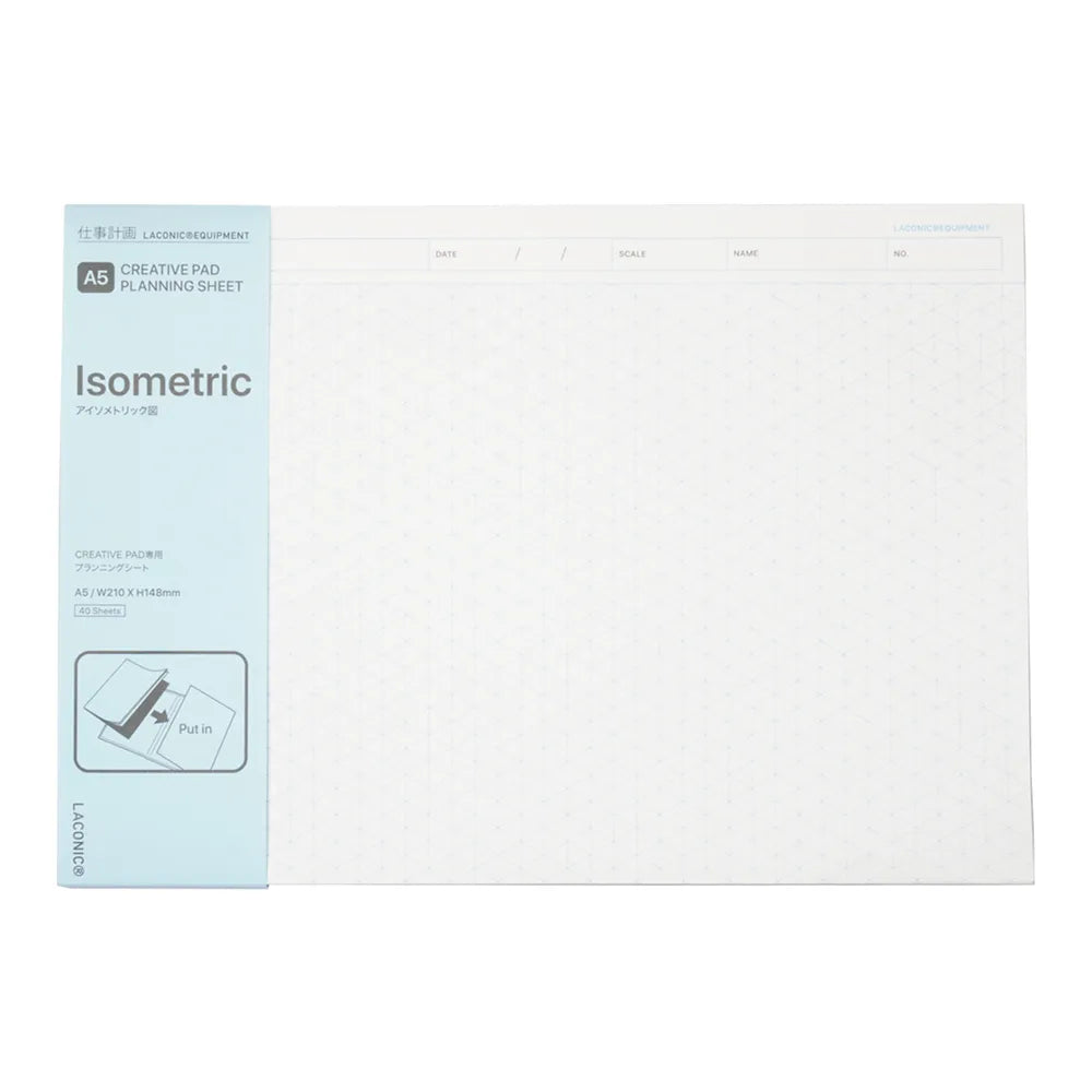Isometric A5 - Creative Pad Refill