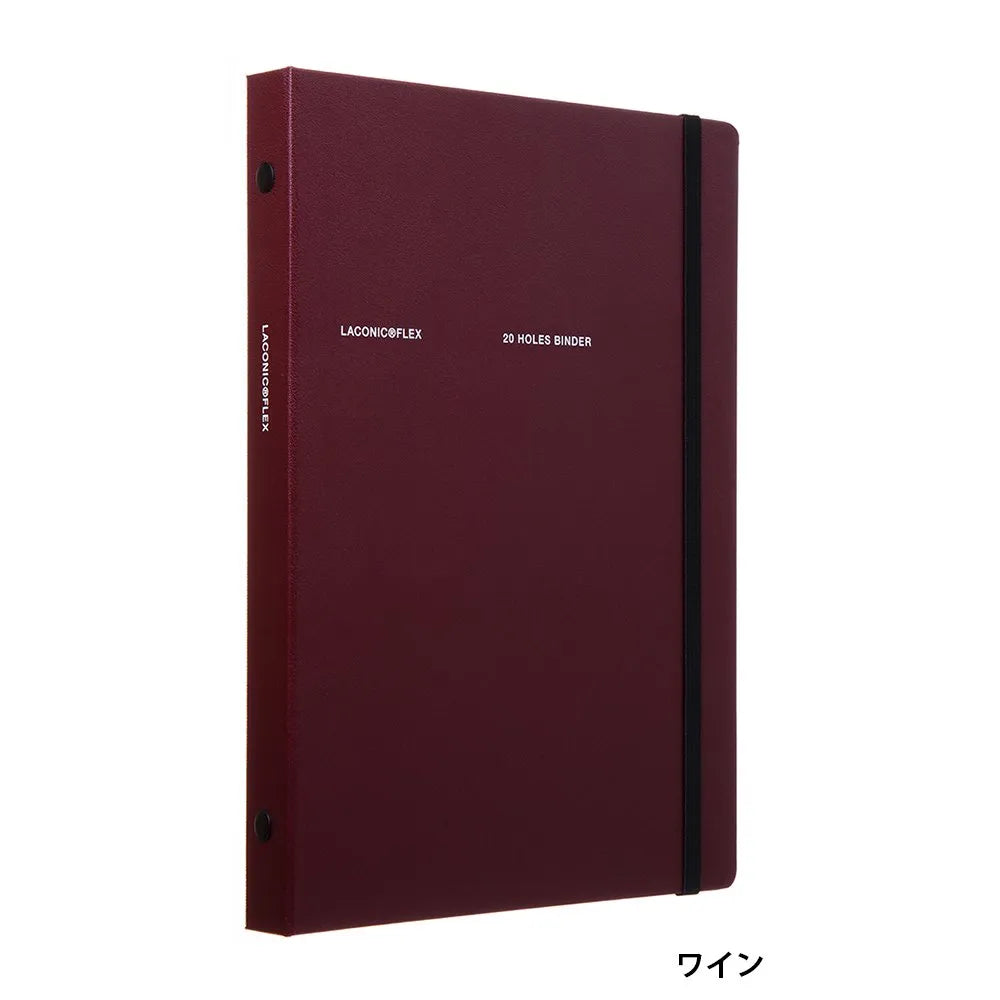 Wine A5 - Flex 20 Hole Binder