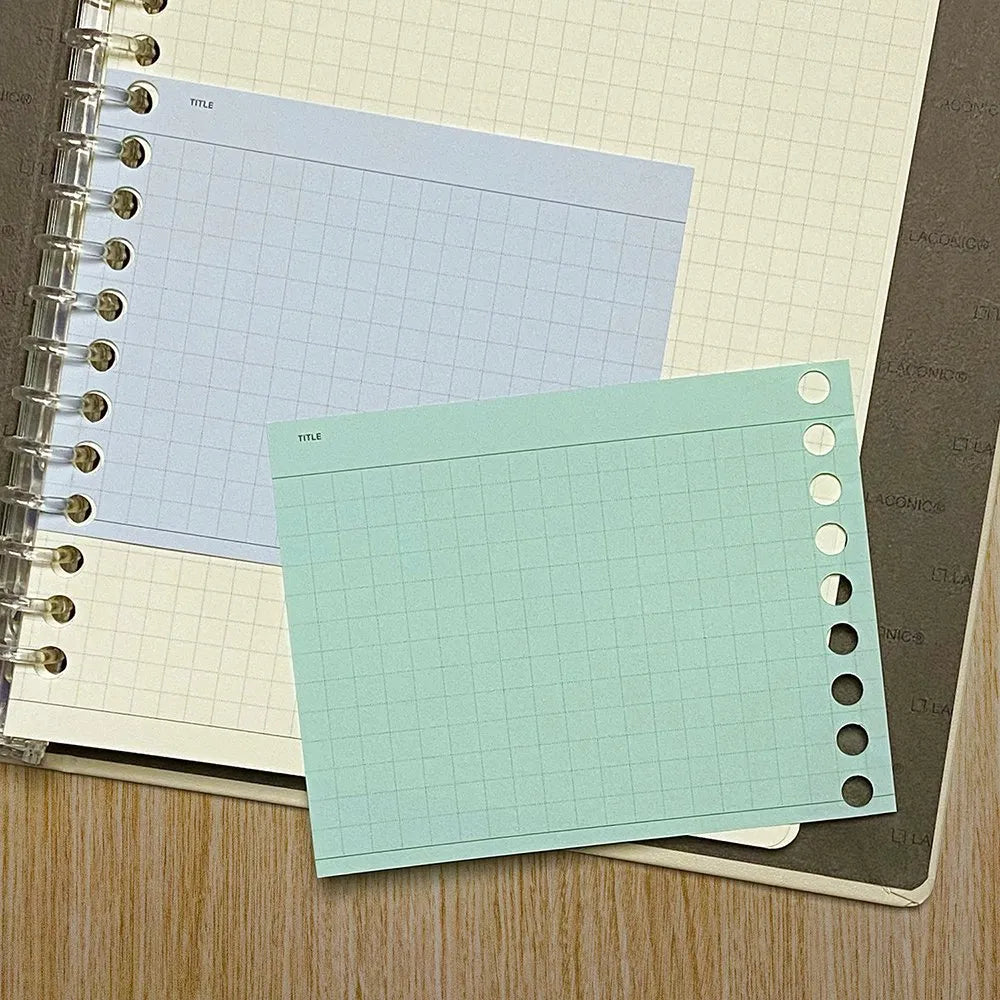 Grid Memo - Flex 20 Hole Binder Refill