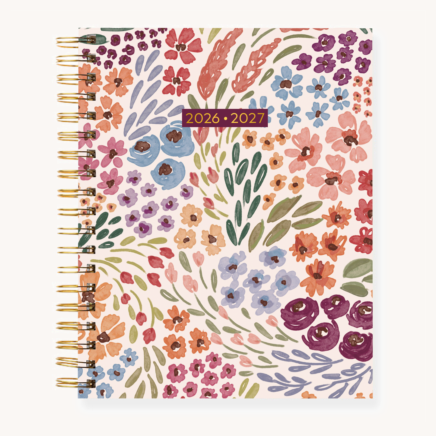 Floral Filigree  - 8.5x11 Weekly Academic Planner - 2026-2027