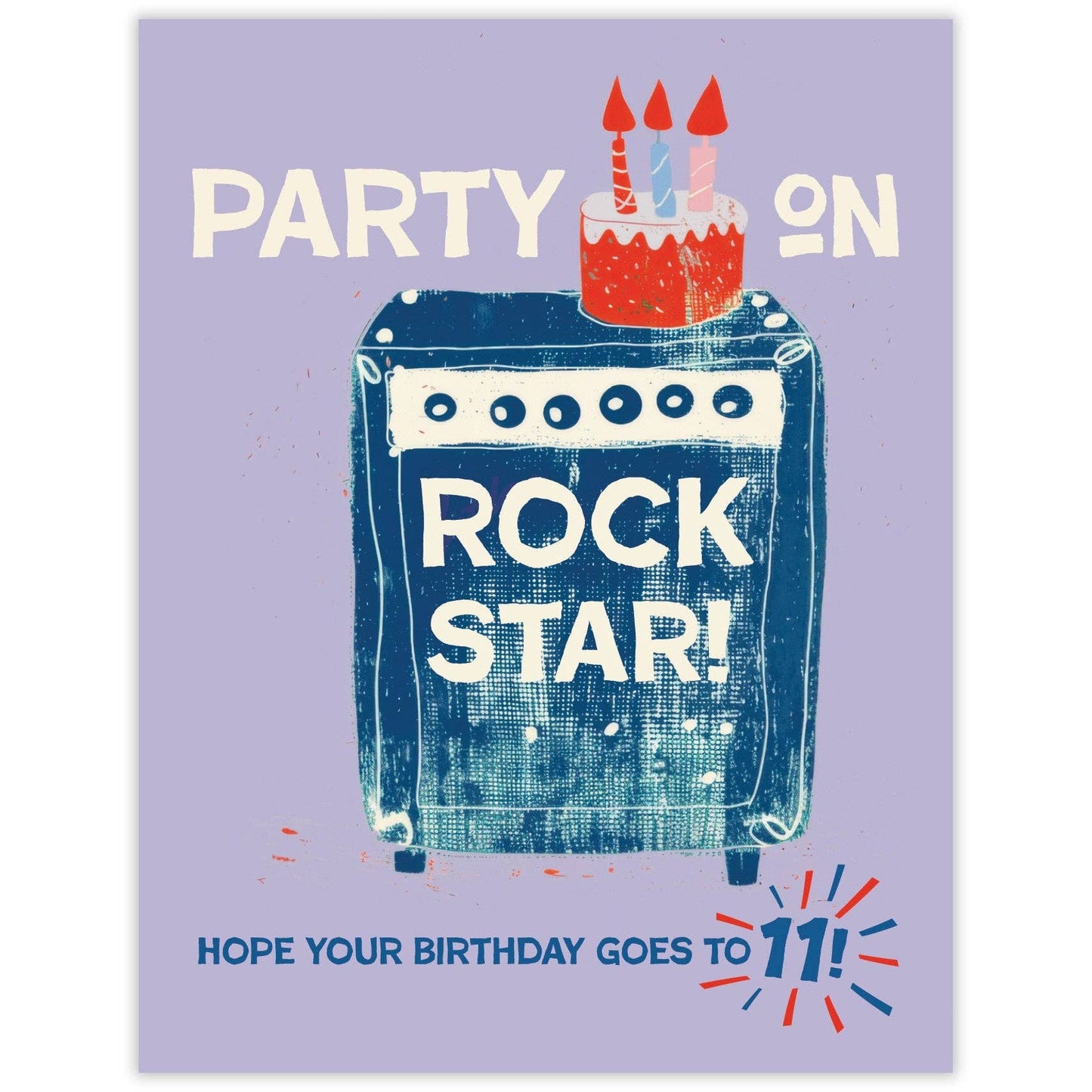Eleven Rock Star - Birthday Card