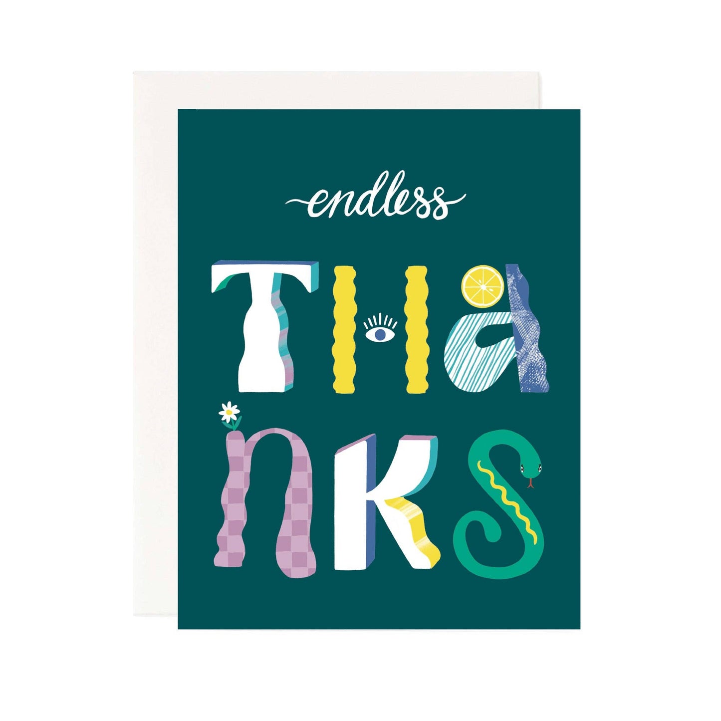 Pineapple Sundays Design Studio - Endless Thanks Greeting Card