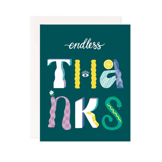 Pineapple Sundays Design Studio - Endless Thanks Greeting Card