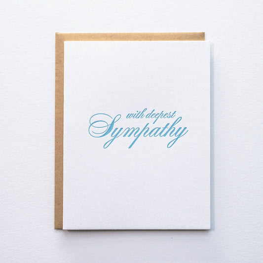 Drop Sympathy - Greeting Card