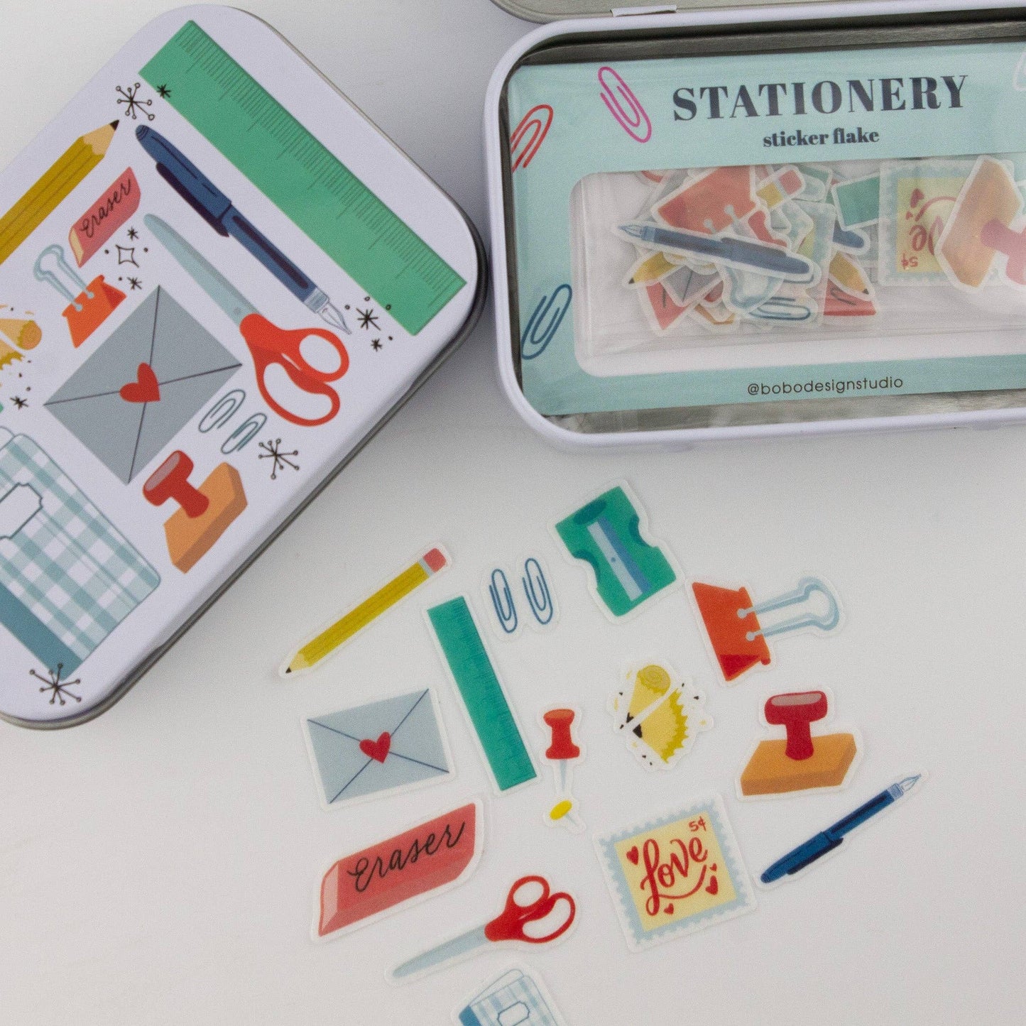 Stationery Lovers - Washi Flake and Trinket Tin