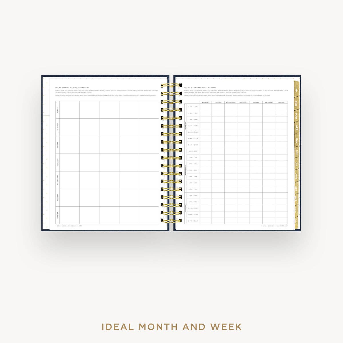 2027 Daily Planner: Navy Bookcloth