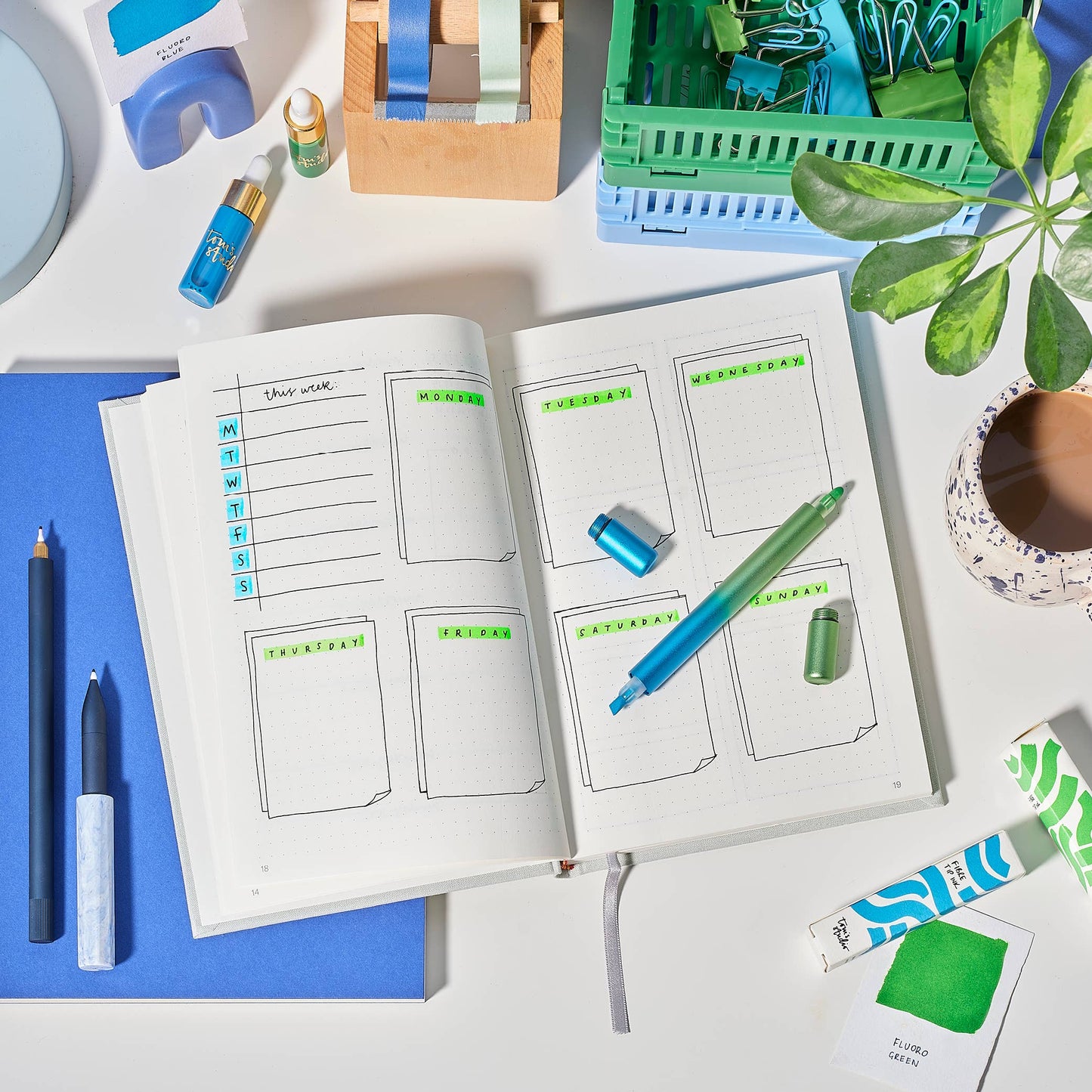 Blue Green - Ori – The Infinitely Refillable Highlighter