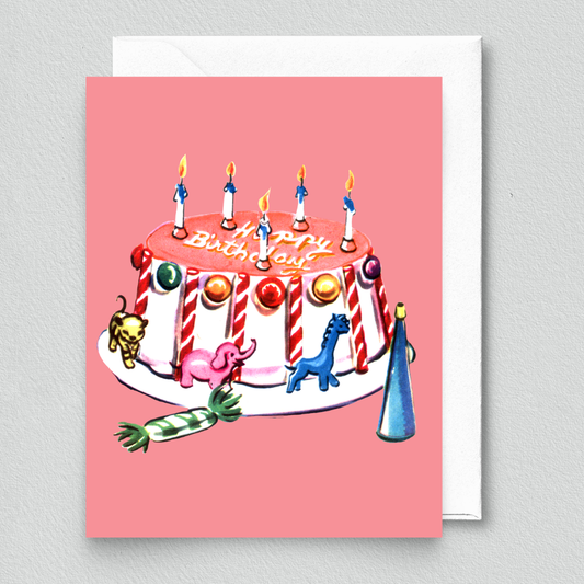 inviting affairs paperie - Vintage Happy Birthday Greeting Card