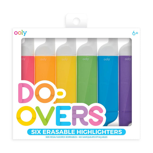Do Overs - Erasable Highlighters - Set of 6