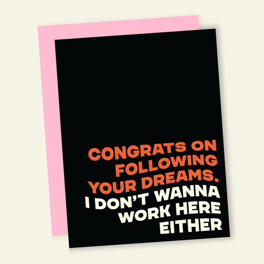 That’s So Andrew - Don't Work Here | Funny New Job or Retirement Greeting Card