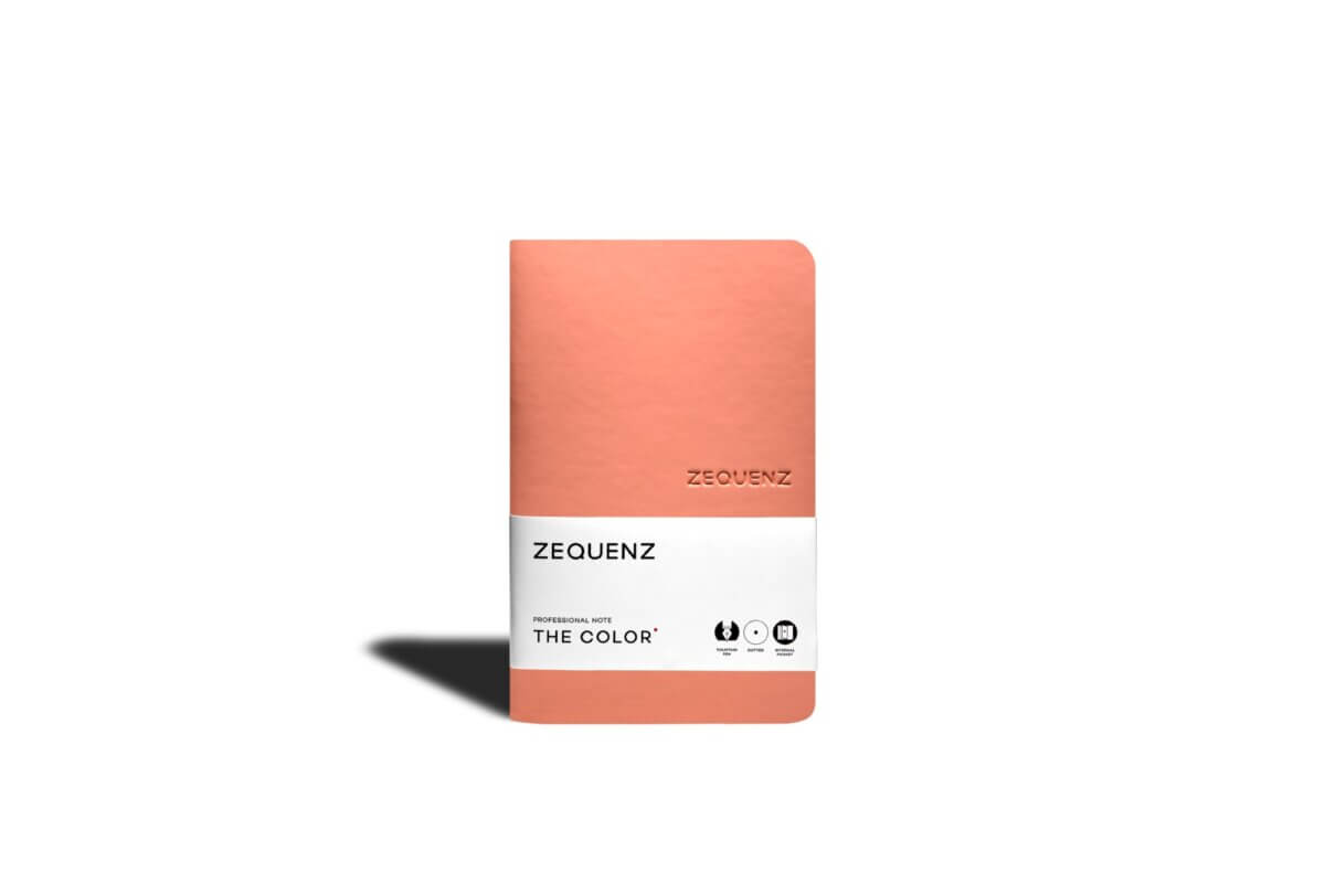 Peach - A6 Note - Zequenz Professional Notebook