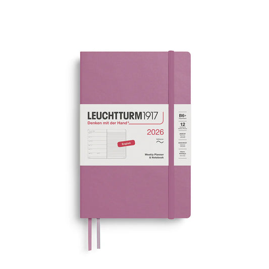 Weekly Planner & Lined Notebook - Softcover (A5) - 2026