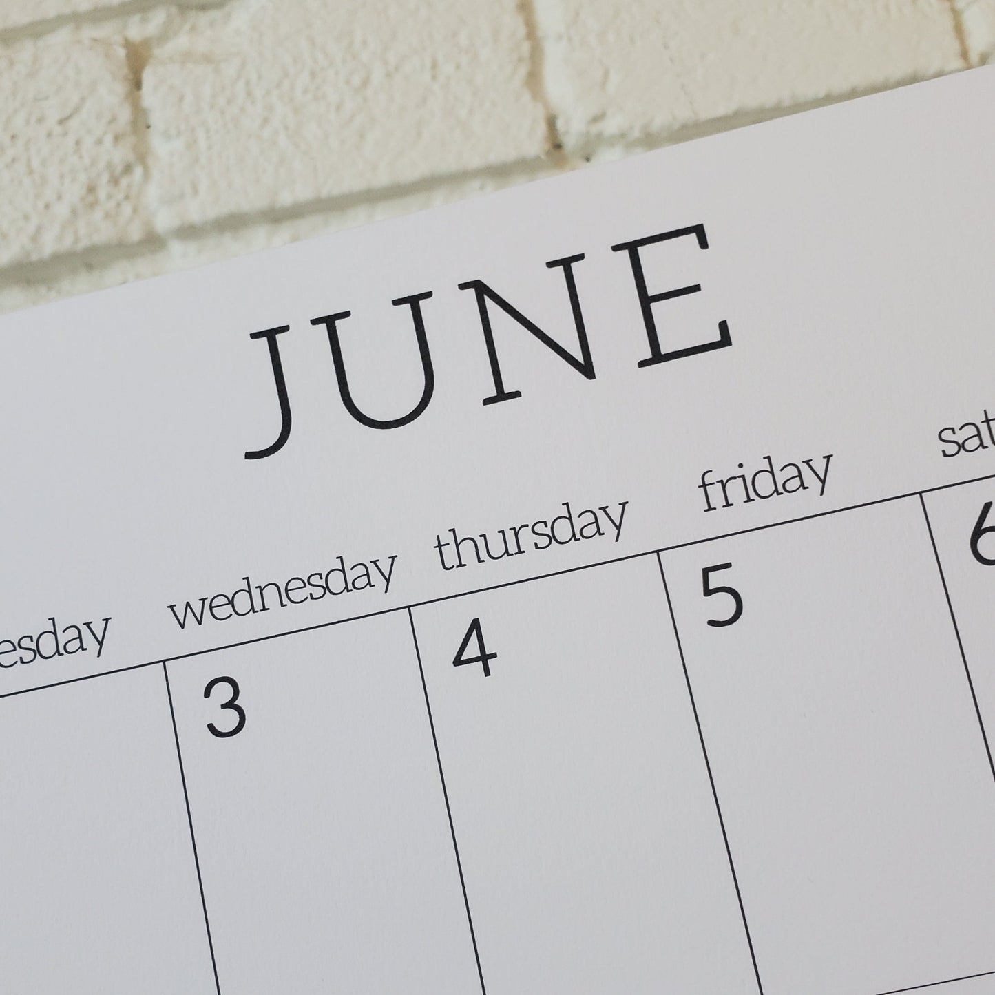 2026 Monthly Overview Wall Calendar