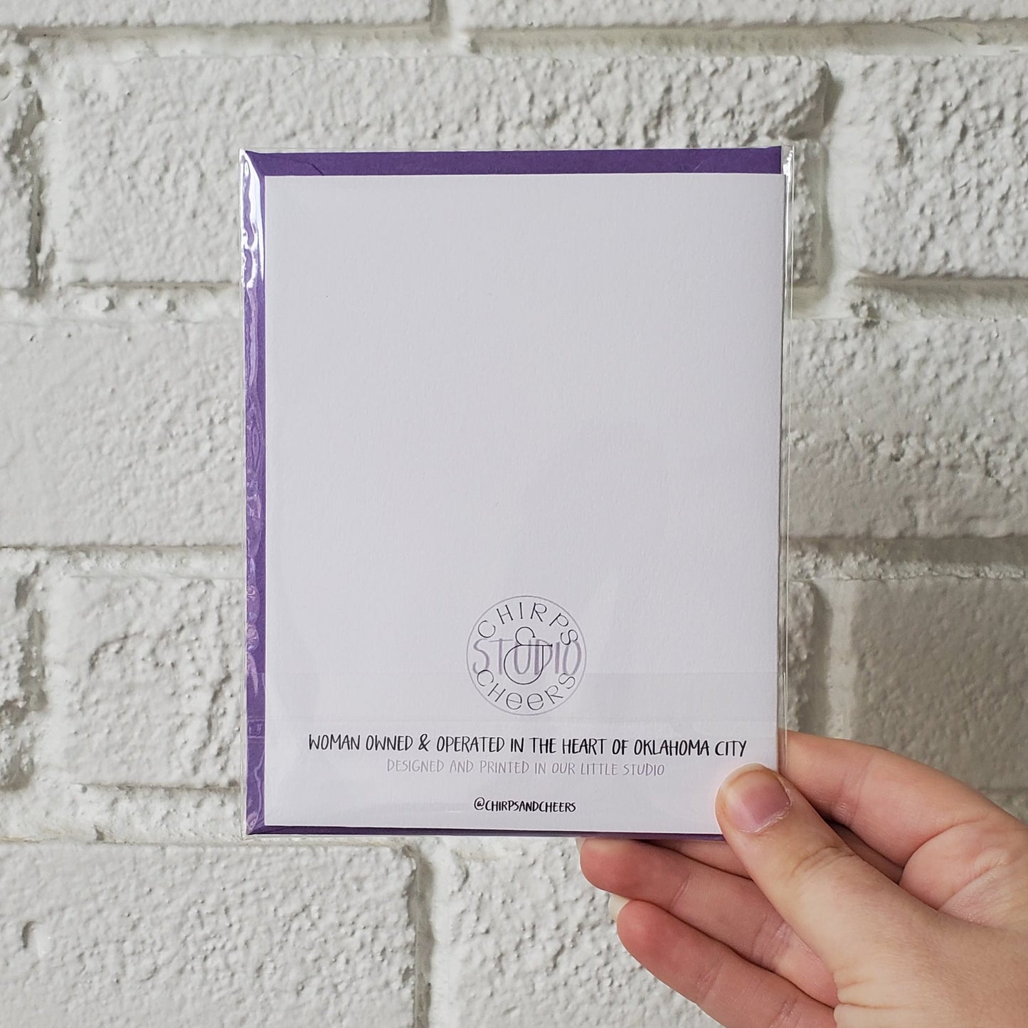 Chirps & Cheers Studio - Kind World Greeting Card