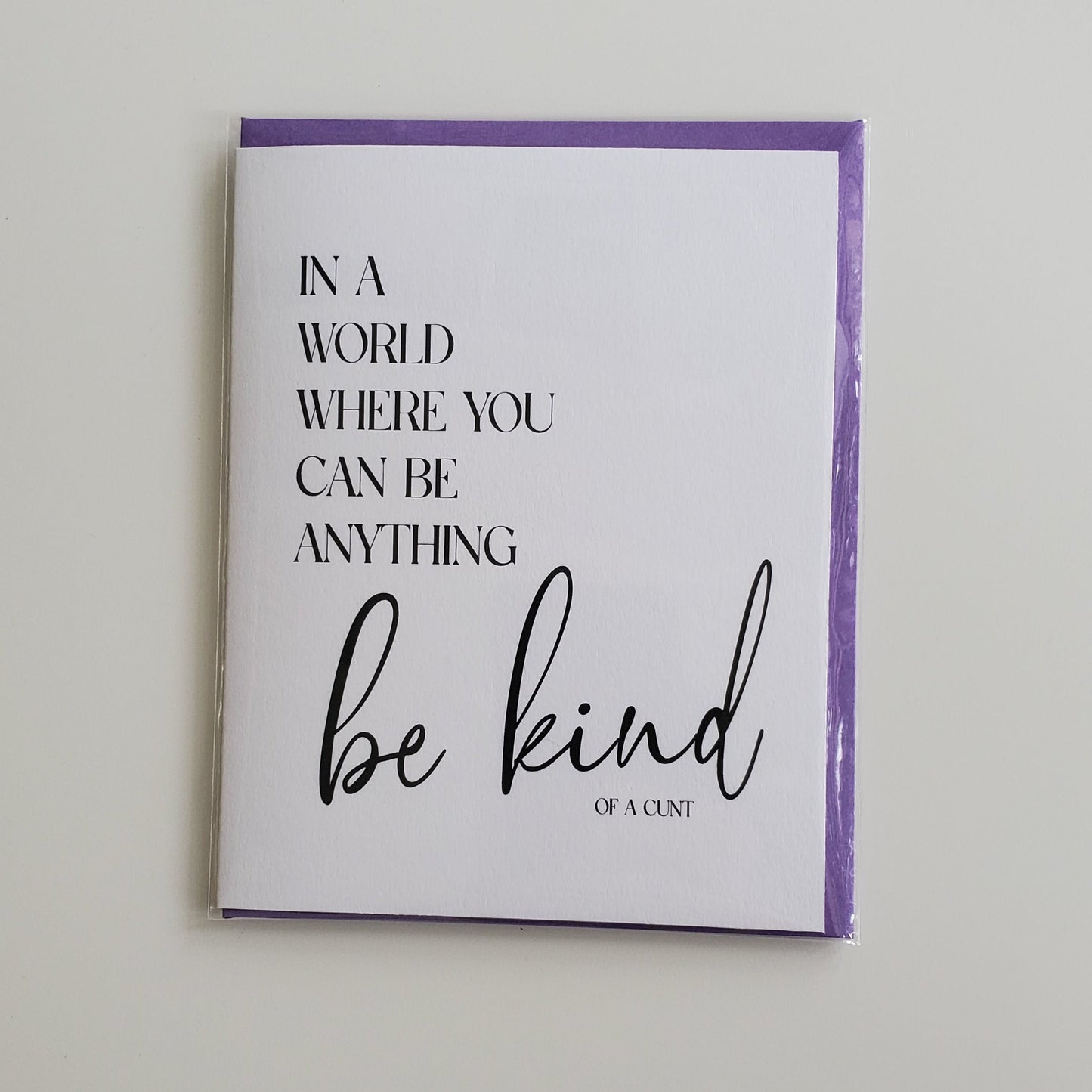 Chirps & Cheers Studio - Kind World Greeting Card