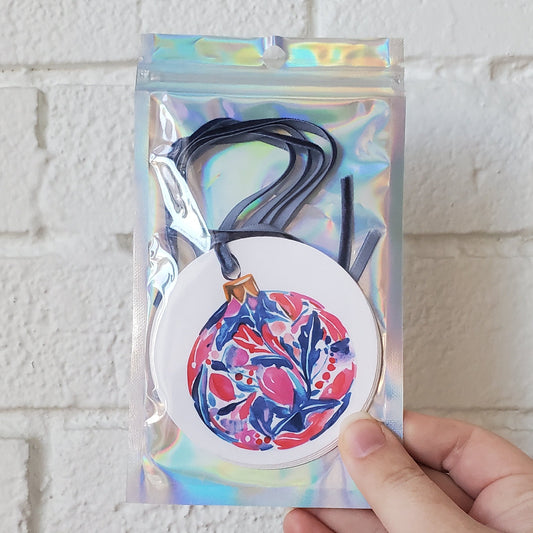 Chirps & Cheers Studio - Blossom Bauble Gift Tag